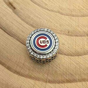 Pandora Chicago Cubs Baseball Exclusive Charm Pendant, S925 Silver Jewelry